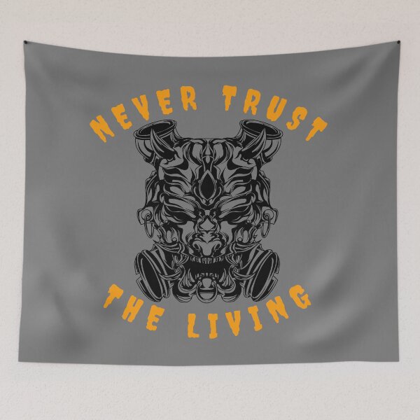 Item preview, Japanese Horror Mask Never Trust The Living  designed and sold by Olhado.