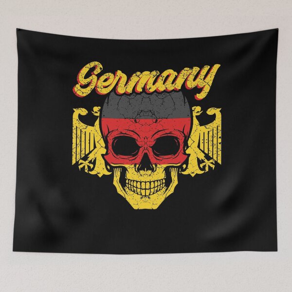 Item preview, Germany flag skull designed and sold by Mila1946.