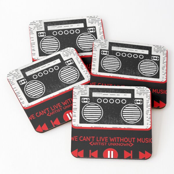 Item preview, We can't live without music designed and sold by CoolArtByMboya.