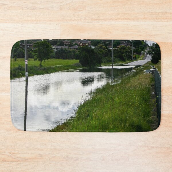 Item preview, Calm flood waters across Heatherton Road highway in Dandenong designed and sold by James-Cole.