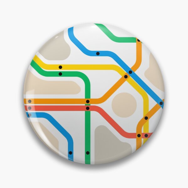 Item preview, Subway Metro Pattern designed and sold by CitricDreams.