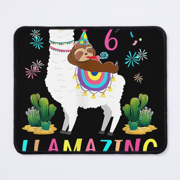 Item preview, Llamazing Since 2015 Llama 6th Birthday 6 Years Old designed and sold by sanchezburns.