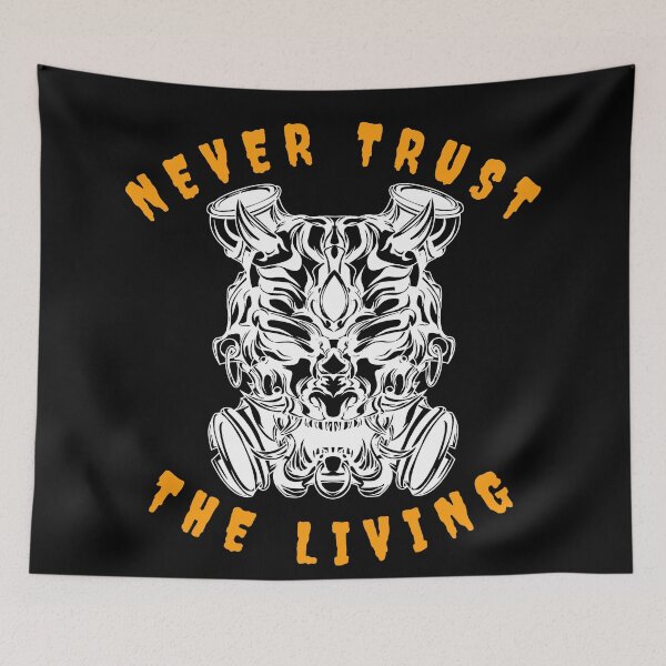 Item preview, Japanese Horror Samurai Mask Never Trust The Living designed and sold by Olhado.