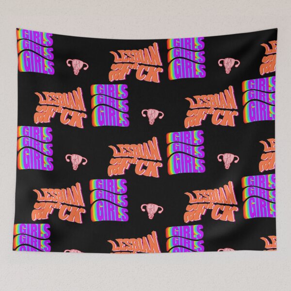 Item preview, Girls Girls Lesbian pride sticker pack for lesbians designed and sold by lucomini.