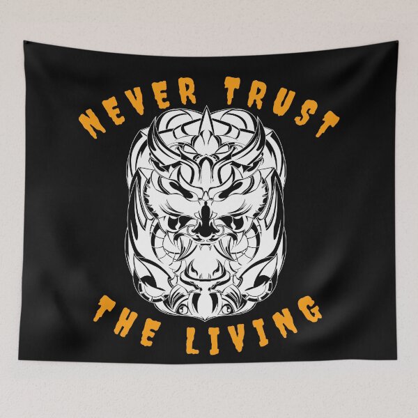 Item preview, Japanese Samurai Horror Mask Never Trust The Living designed and sold by Olhado.