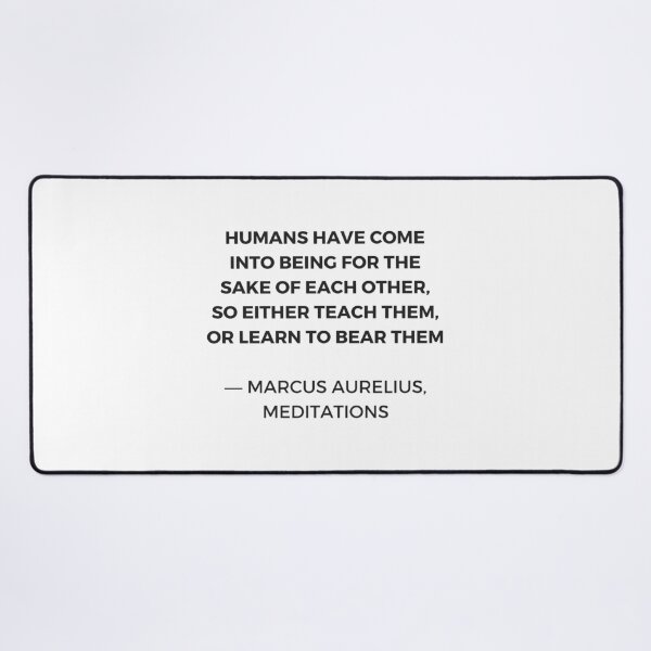 Item preview, Stoic Inspiration Quotes - Marcus Aurelius Meditations - Humans have come into being for the sake of each other designed and sold by Inspirationmotivation.