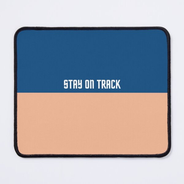 Item preview, Stay on Track - Blue and Peach Colors designed and sold by Dreaming-Cocoon.