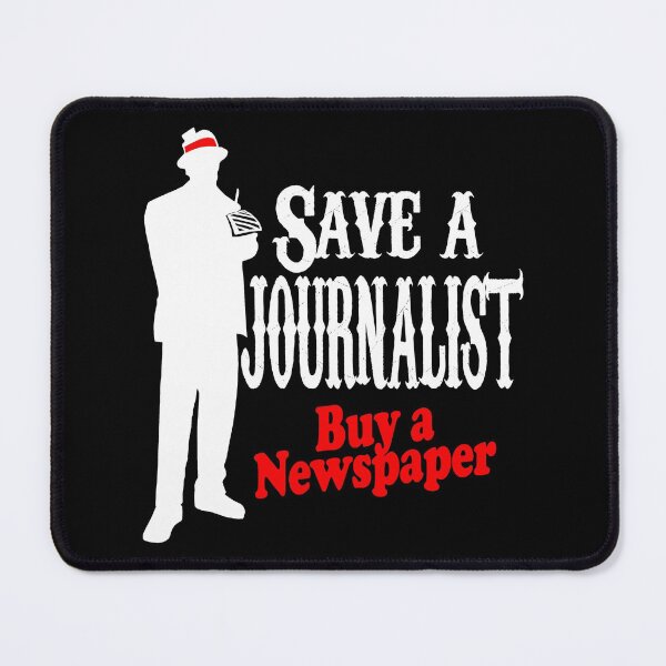 Item preview, Save a Journalist free press designs gift idea men & women designed and sold by BRtisticDesigns.