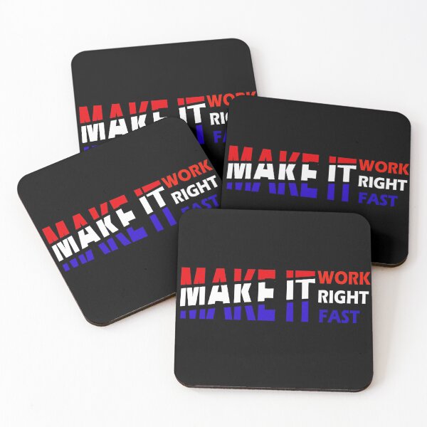 Item preview, Make it work, Right, Fast designed and sold by Colandia.