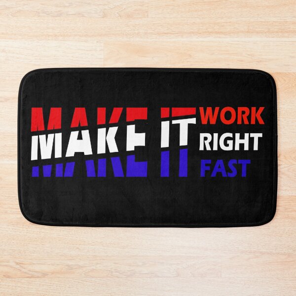 Item preview, Make it work, Right, Fast designed and sold by Colandia.