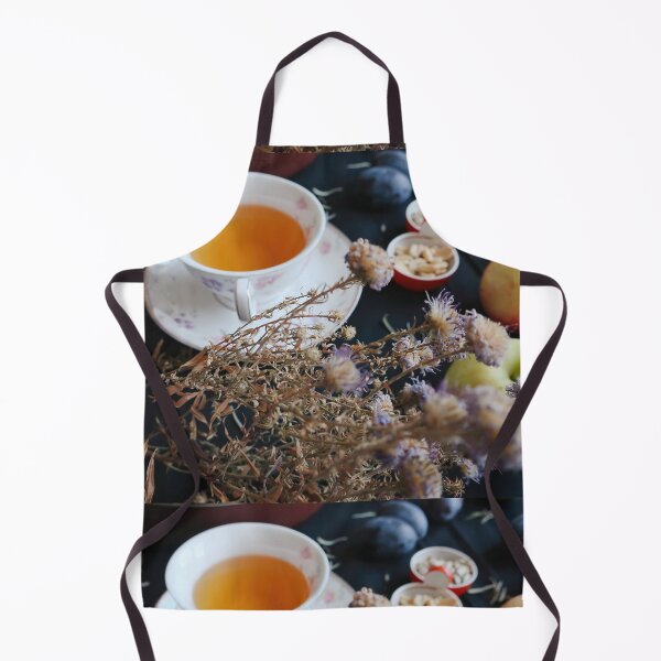 Item preview, Photo artwork: Aster flowers, Tea cup, Fruits designed and sold by GrayCatGraphics.