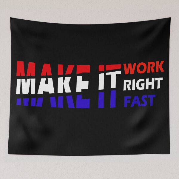 Item preview, Make it work, Right, Fast designed and sold by Colandia.