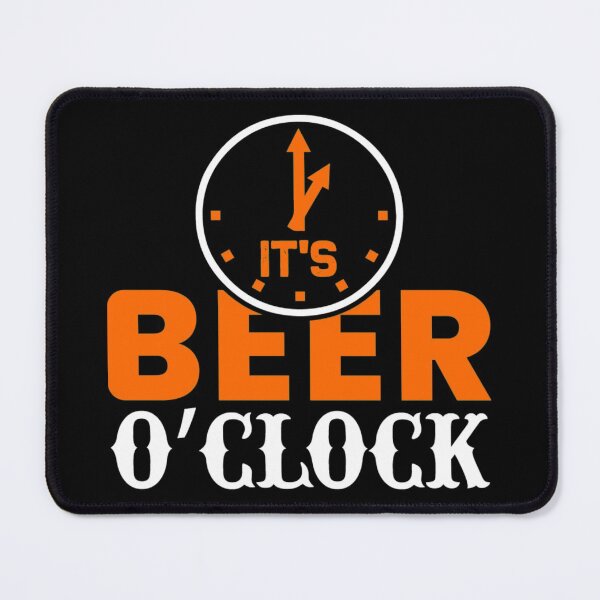 Item preview, It's Beer O'clock, funny gift for beer lovers designed and sold by BRtisticDesigns.