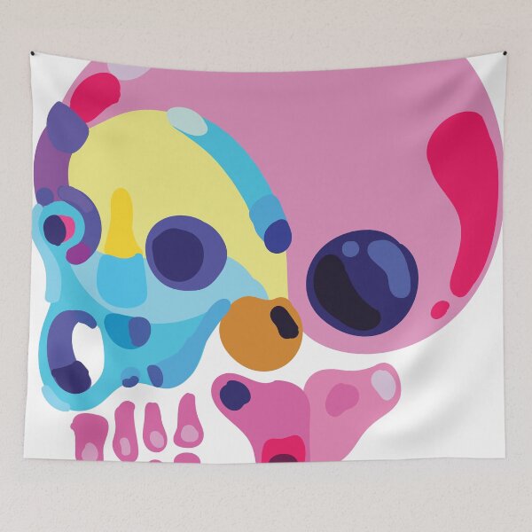 Item preview, SKULL SUMMER VIBES designed and sold by workdivision.