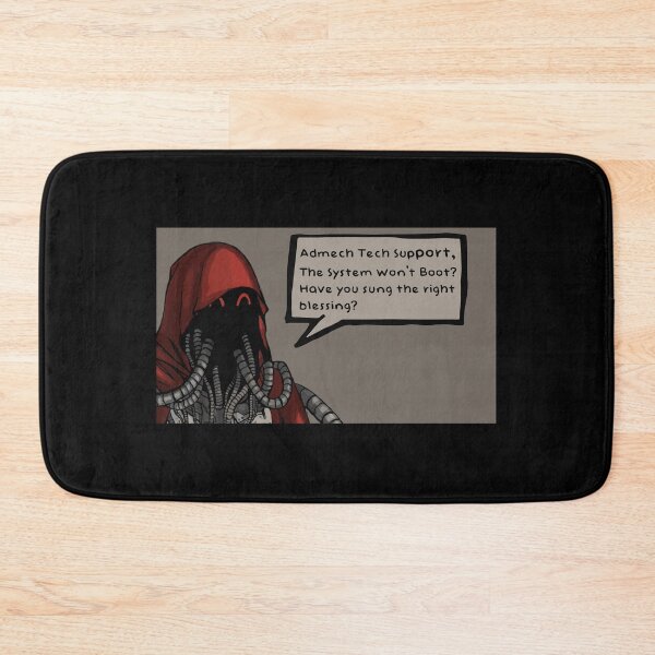 Item preview, Admech Tech Support "Have you sung the right blessing?" designed and sold by ToplineDesigns.