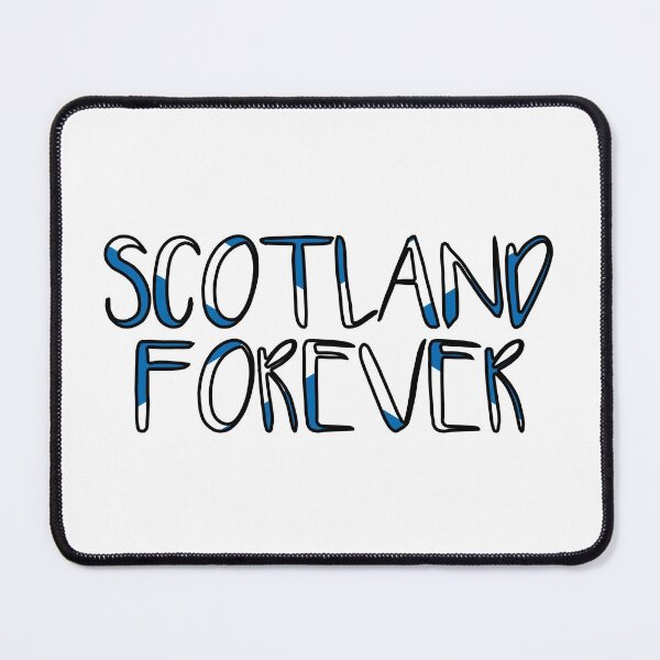 Item preview, SCOTLAND FOREVER, Scottish Flag Text Slogan designed and sold by MacPean.