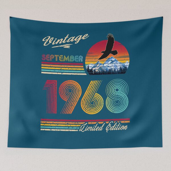 Item preview, September 1968 Birthday designed and sold by GreenSplash.