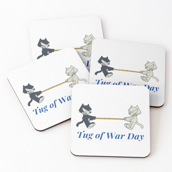 Item preview, Tug of War Day between cats designed and sold by covid50.