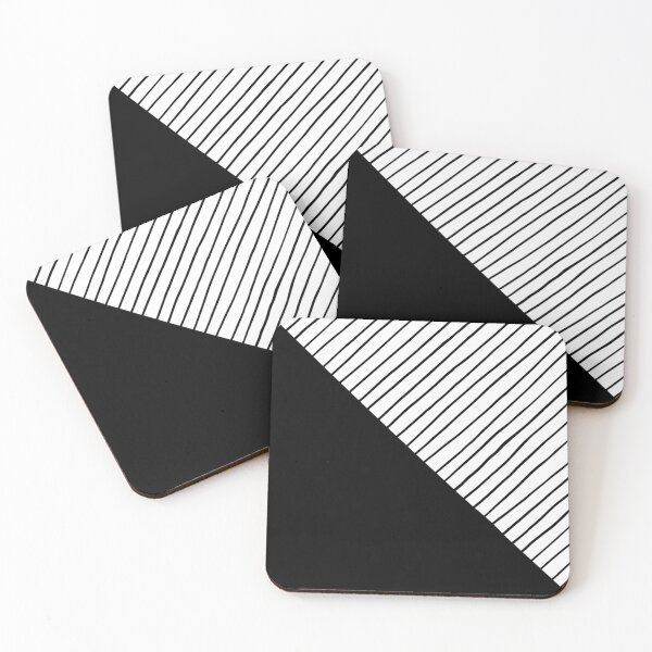 Item preview, sriped Half White and Black designed and sold by Seatzy.