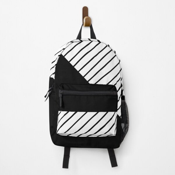Item preview, sriped Half White and Black designed and sold by Seatzy.