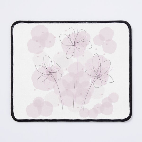 Item preview, Pink Flower Mouse Pad designed and sold by Mi-a-store.