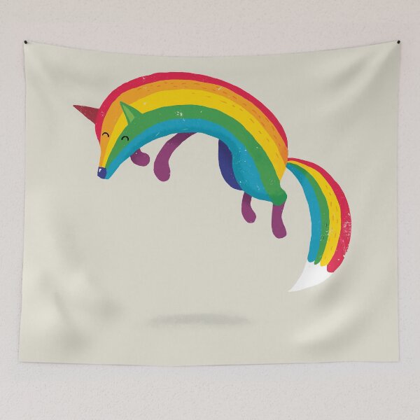 Item preview, Rainbow Fox designed and sold by DinoMike.