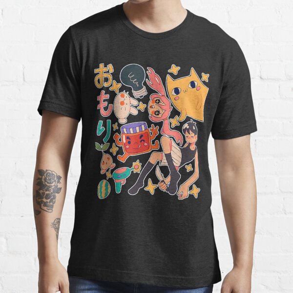 Vintage Omori Anime Arts Vaporwave Characters Playing Gaming Essential T-Shirt