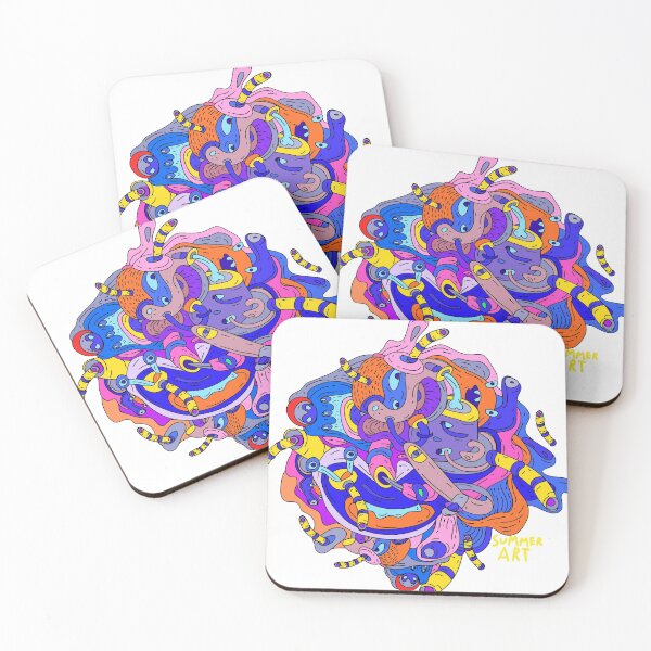 Item preview, summer fun art psycedelic designed and sold by workdivision.
