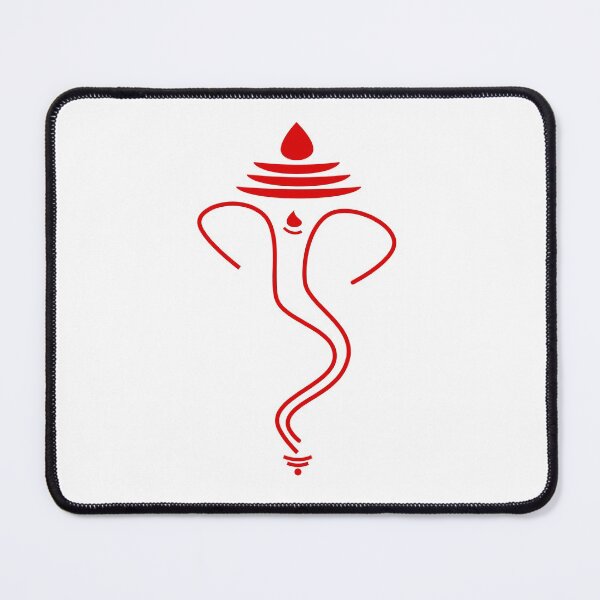 Item preview, Auspicious - Ganesh Outline #1 - For Luck, Peace and Prosperity designed and sold by simpleones.