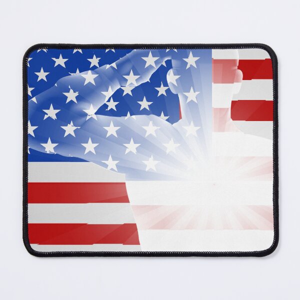 Item preview, Veterans Day - Soldier Saluting American Flag designed and sold by Maria de Sousa Osorio.