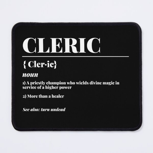 Item preview, DnD Cleric Definition Class designed and sold by ToplineDesigns.