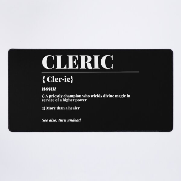 Item preview, DnD Cleric Definition Class designed and sold by ToplineDesigns.
