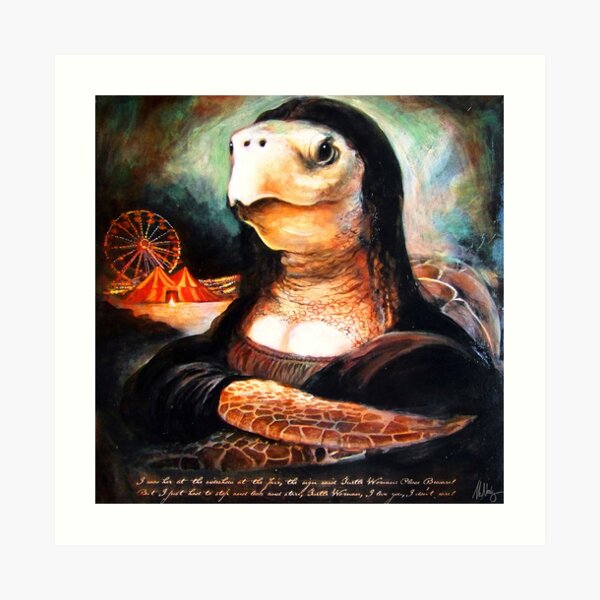 Lisa Turtle Art Prints Redbubble