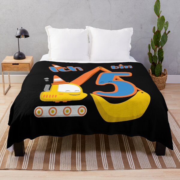 Item preview, Birthday - I'm 4 - with a cute excavator designed and sold by Shirt-Designs.