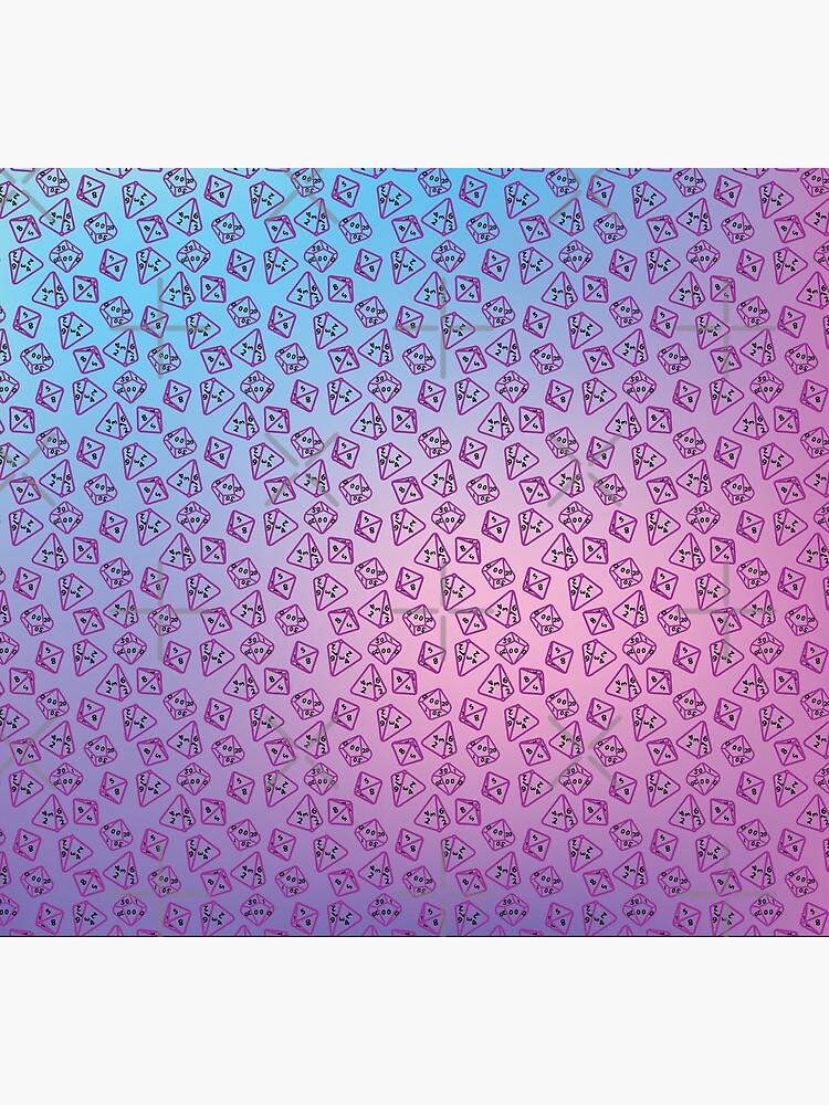 Discover Pastel D20 Polyhedral Dice Set Print Socks