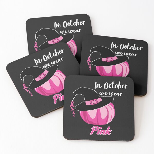 Item preview, Pink pumpkin breast cancer Halloween design designed and sold by BRtisticDesigns.