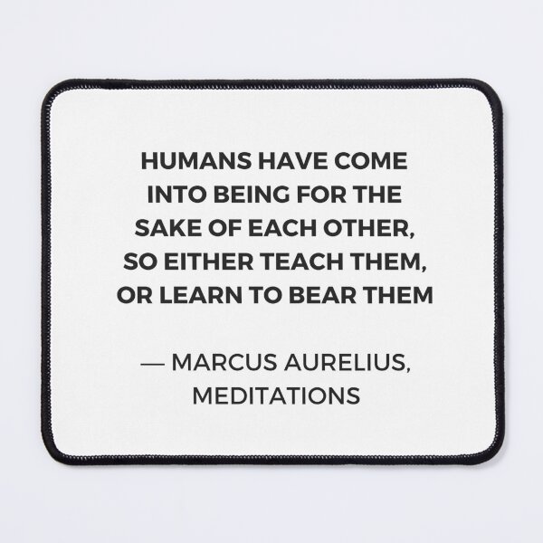 Item preview, Stoic Inspiration Quotes - Marcus Aurelius Meditations - Humans have come into being for the sake of each other designed and sold by Inspirationmotivation.