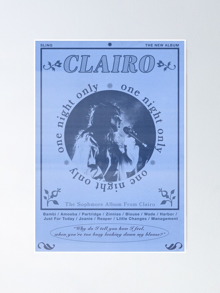 Clairo Metal Heart Album Poster