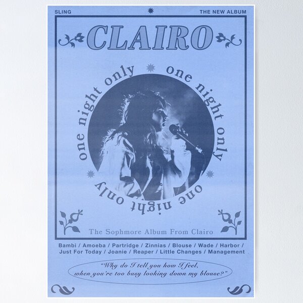 新品未使用 Clairo Sling ポスター Clairo 'Sling' Poster – The Indie Planet