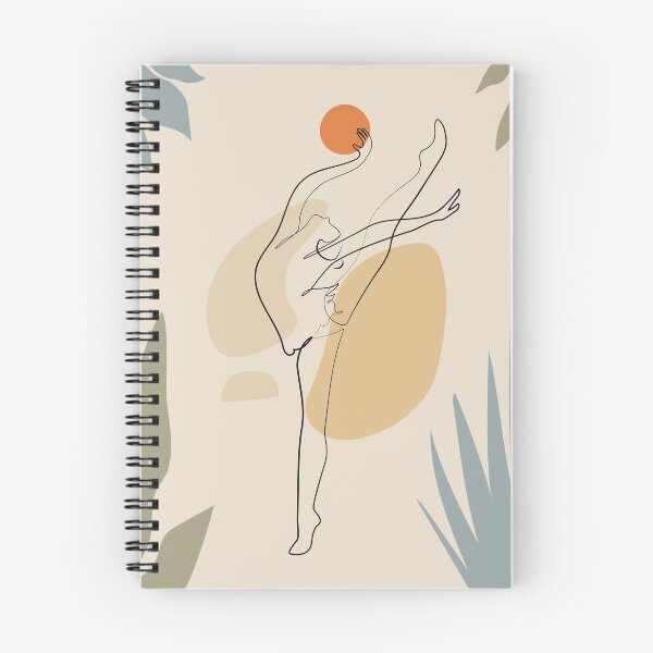 Item preview, rhythmic gymnast  in  warm line style designed and sold by Zhuzha.