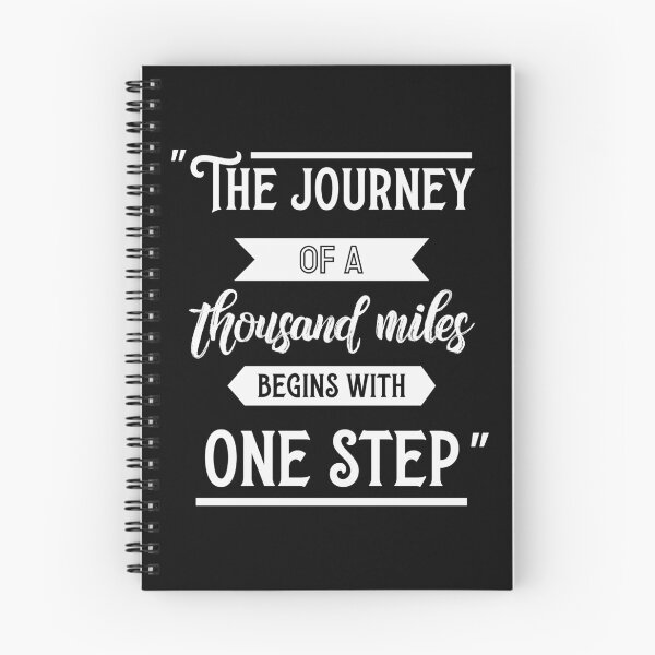Item preview, The journey of a thousand miles begins with one step designed and sold by Black Maverik Estore.