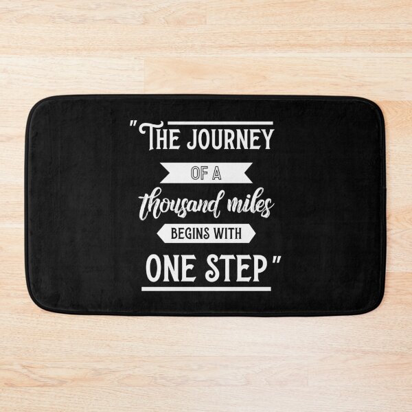 Item preview, The journey of a thousand miles begins with one step designed and sold by Black Maverik Estore.