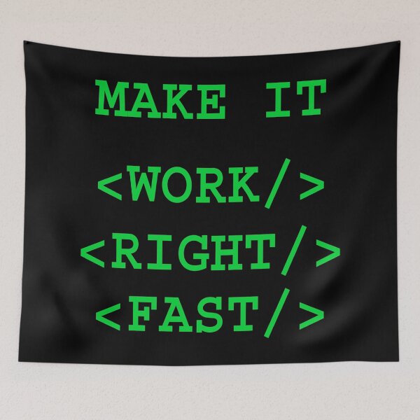 Item preview, Make it Work, Make it Right, Make it Fast designed and sold by Colandia.