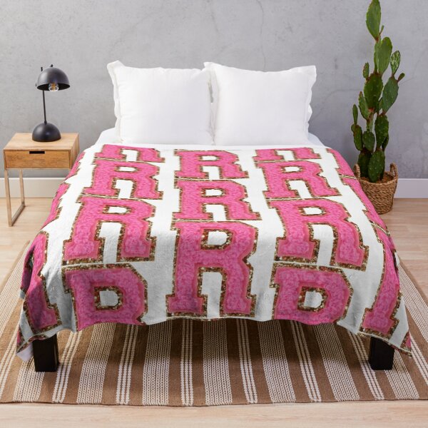 stoney clover lane letter R Throw Blanket