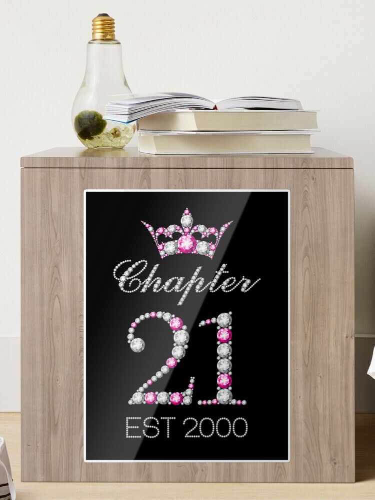 21st Birthday, chapter 21 lady's, women's 