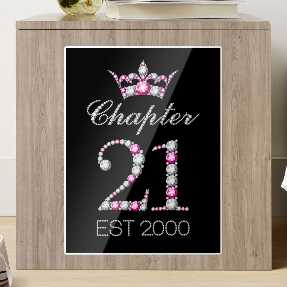 21st Birthday, chapter 21 lady's, women's 