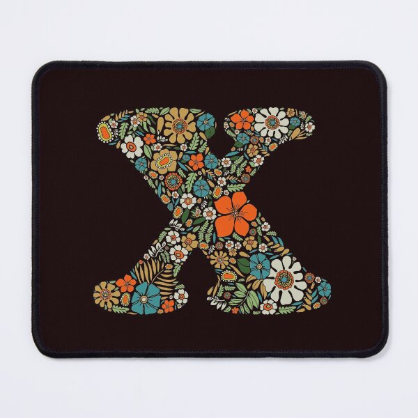 Item preview, Hippie Floral Letter X designed and sold by zeljkica.