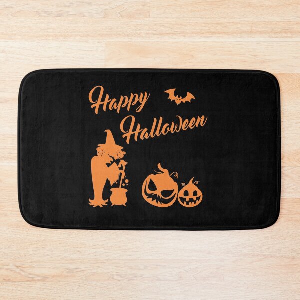 Item preview, Happy Halloween Witch Pumpkins Bat designed and sold by DeDesignBerlin.