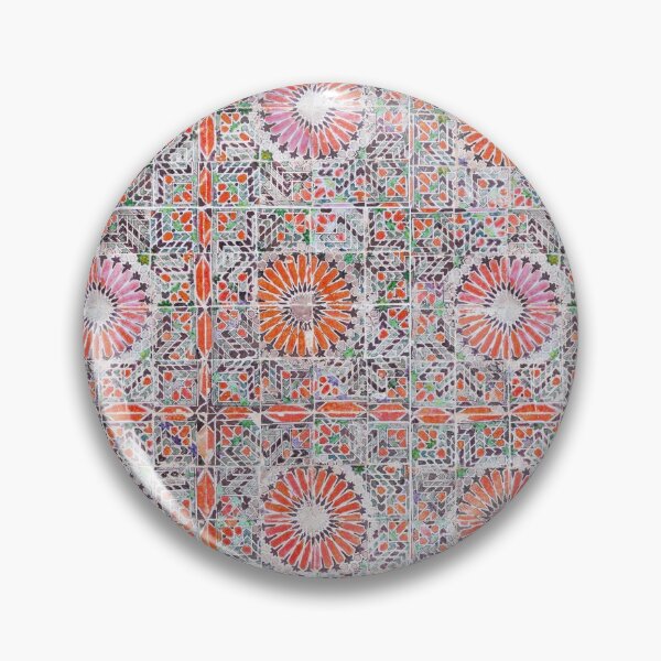 Item preview, Retro Abstract Pattern On Ceramic Tile  designed and sold by FoxCodeCreation.