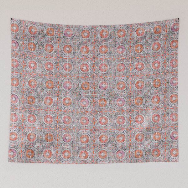 Item preview, Retro Abstract Pattern On Ceramic Tile  designed and sold by FoxCodeCreation.